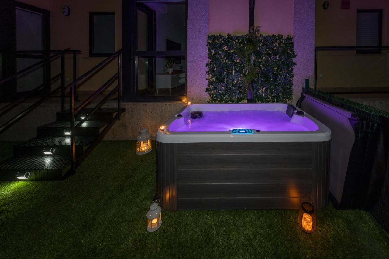 Garden Fisterra - Jacuzzi, Jardin Privado Y Vista Mar Lägenhet Exteriör bild