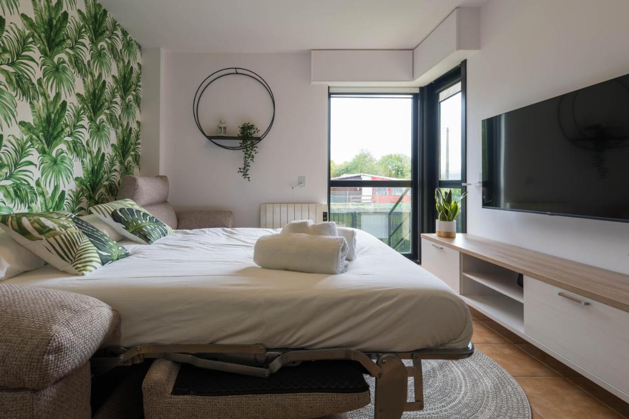 Garden Fisterra - Jacuzzi, Jardin Privado Y Vista Mar Lägenhet Exteriör bild
