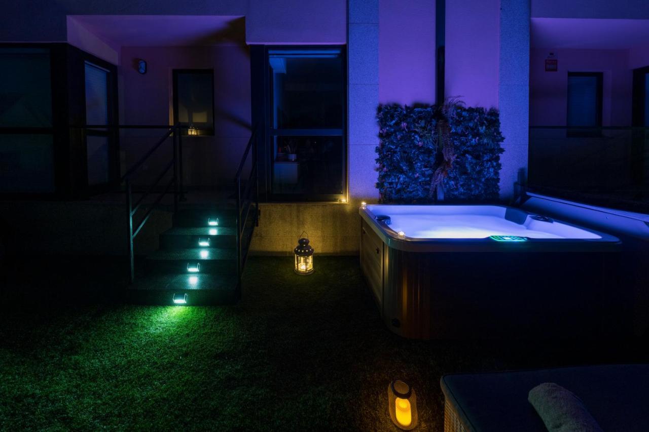 Garden Fisterra - Jacuzzi, Jardin Privado Y Vista Mar Lägenhet Exteriör bild