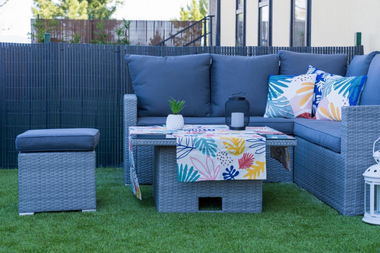 Garden Fisterra - Jacuzzi, Jardin Privado Y Vista Mar Lägenhet Exteriör bild